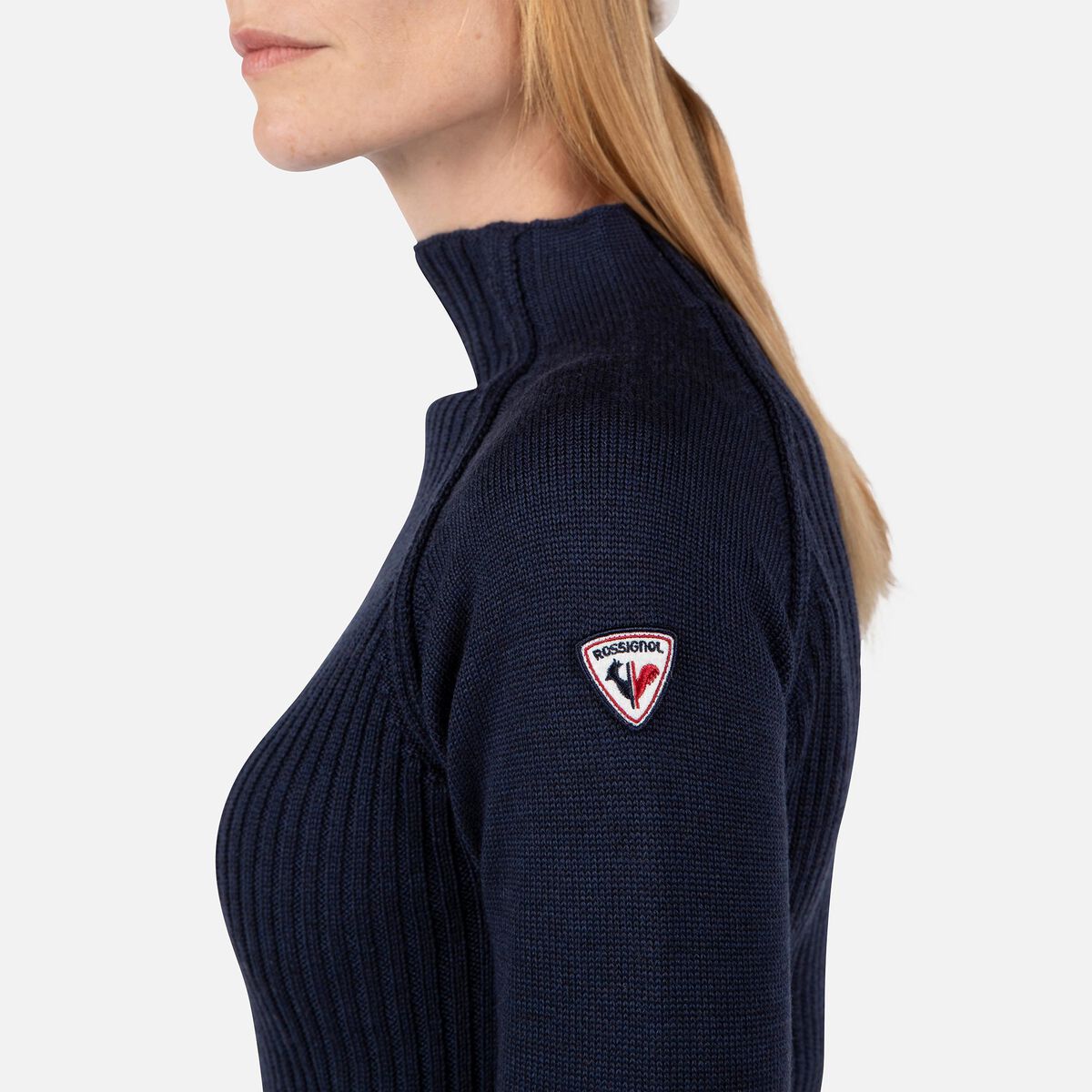 Rossignol Damenpullover mit Rundhalsausschnitt Diretta blue