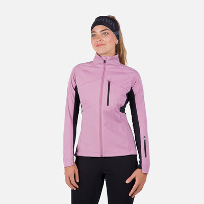 Rossignol Women's Genetys Soft Shell Jacket pinkpurple