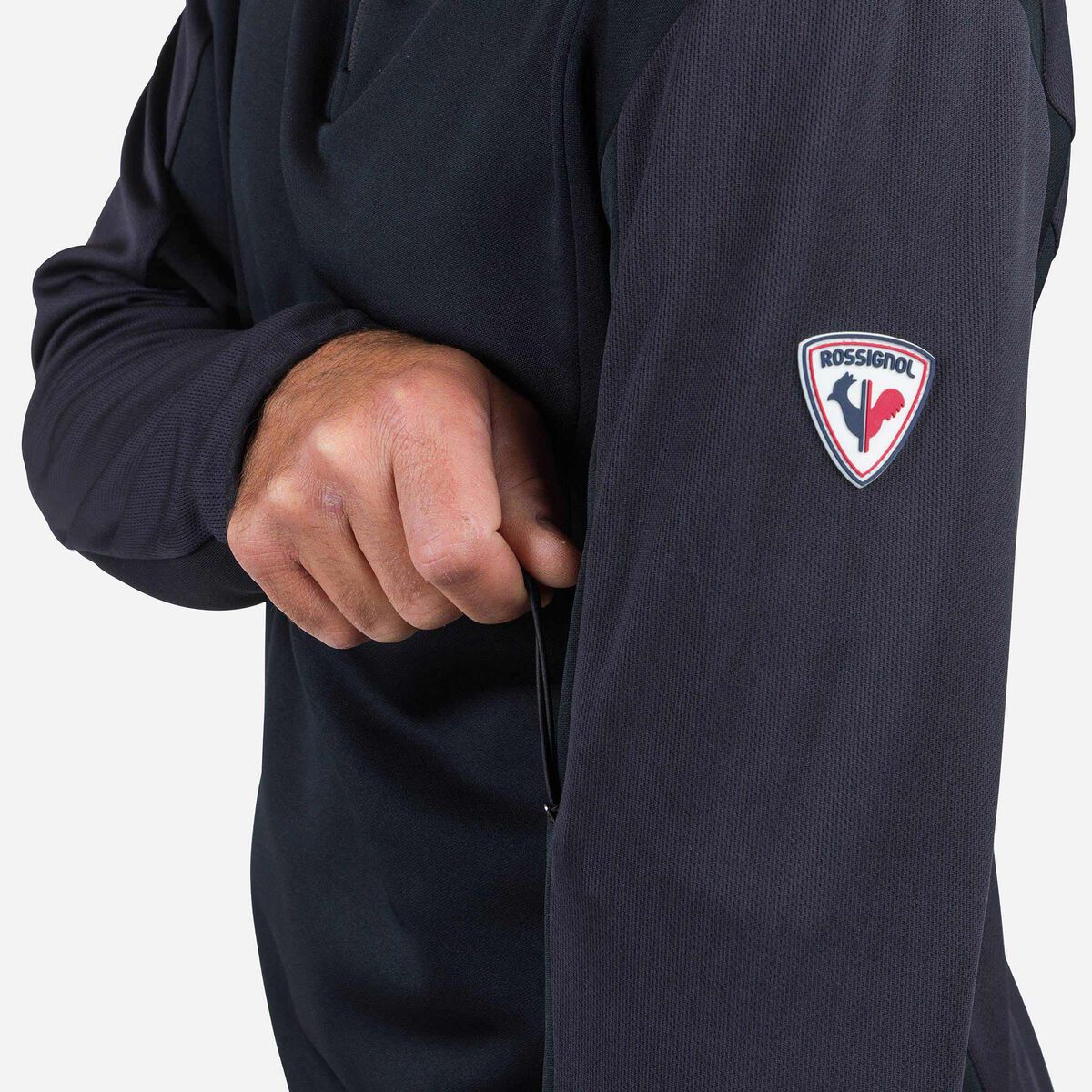 Rossignol Men's Diretta Half-Zip Fleece black