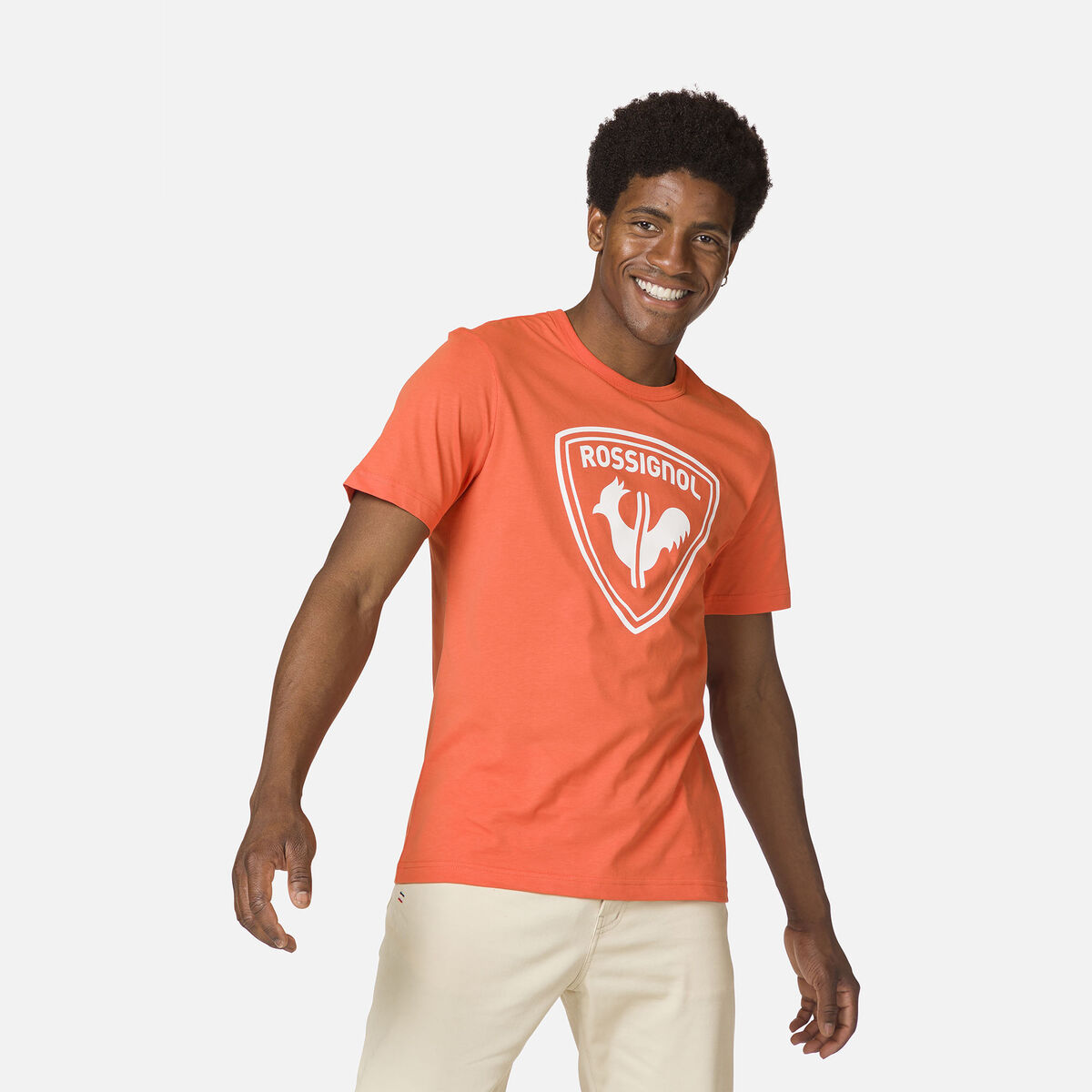 Rossignol T-shirt uomo logo Orange