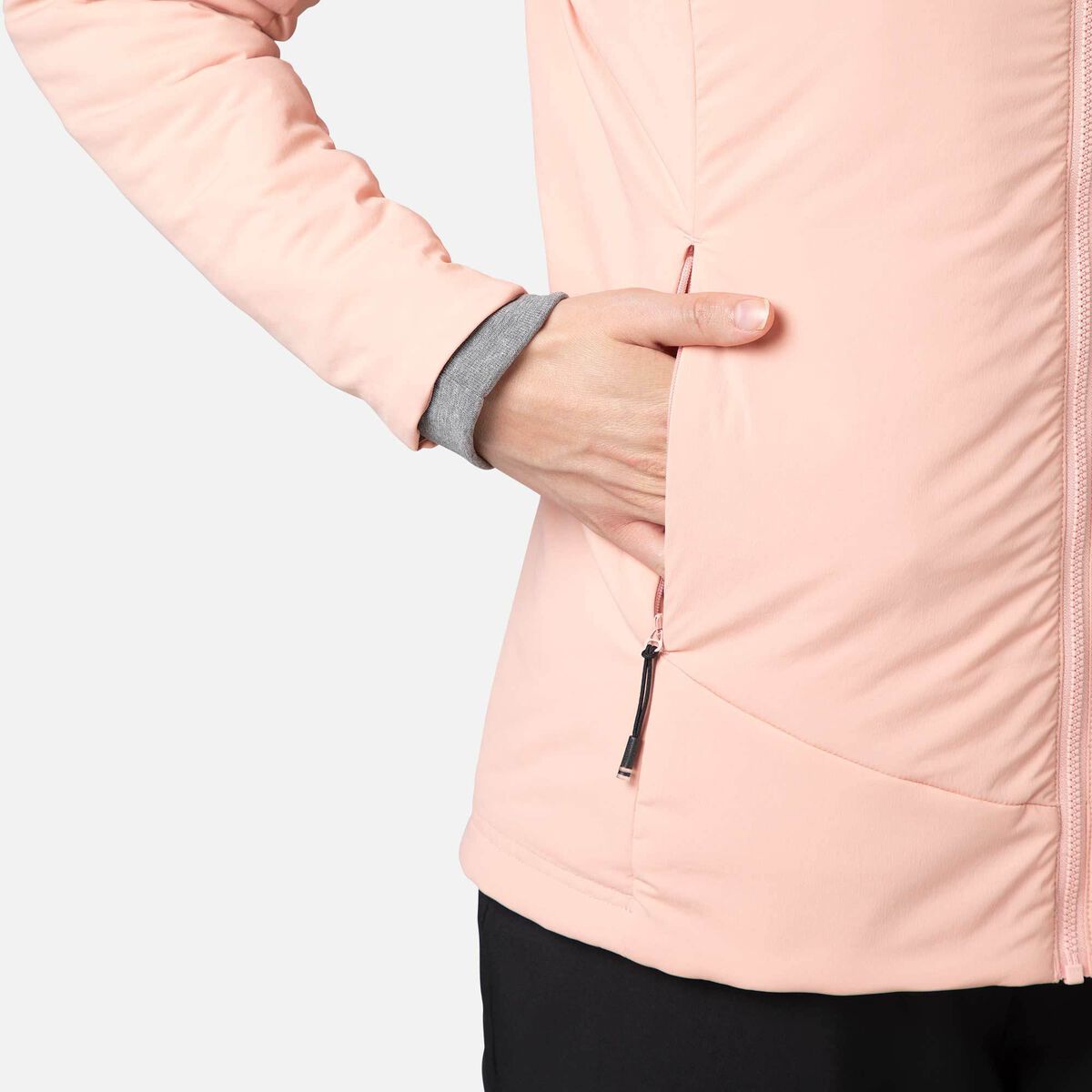 Rossignol Women's Opside Hooded Jacket pinkpurple