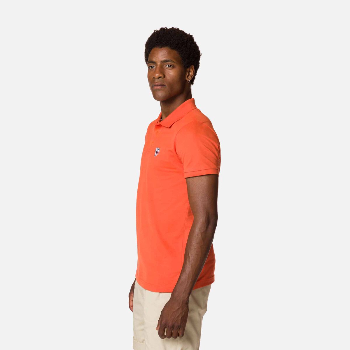 Rossignol Polo logo para hombre Orange