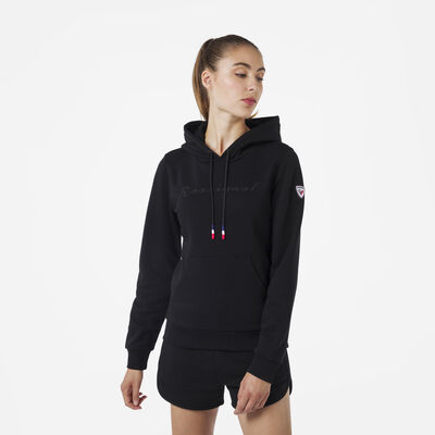 Rossignol Women's hooded logo fleece sweatshirt black