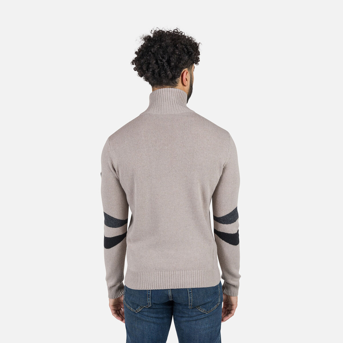 Rossignol Pull en maille à demi-zip homme Signature Grey