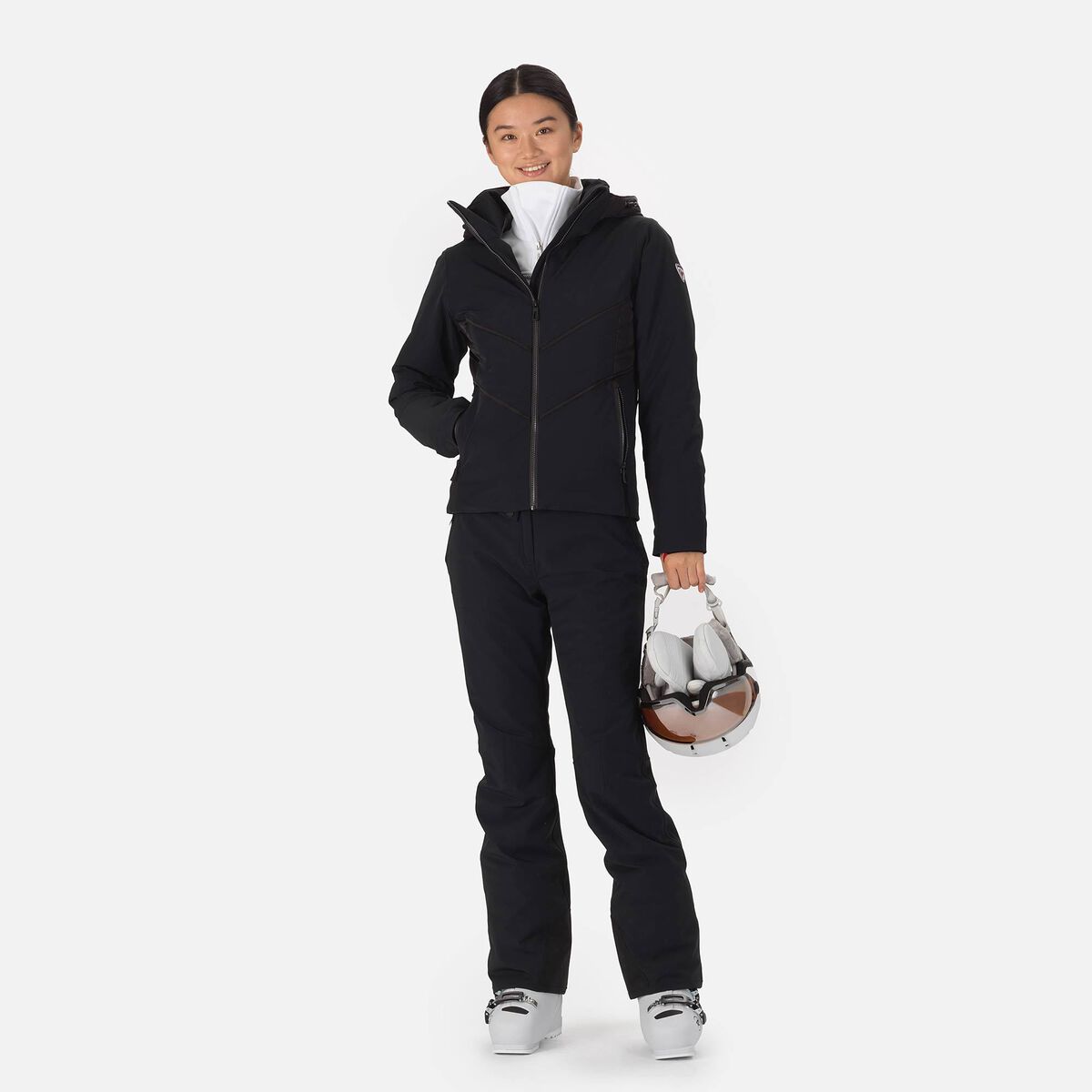 Rossignol Veste de ski React Merino Femme Black