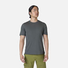Rossignol Einfarbiges Wander-T-Shirt für Herren Onyx Grey