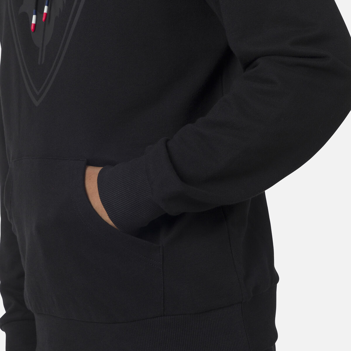 Rossignol Sudadera afelpada con capucha Logo para hombre black