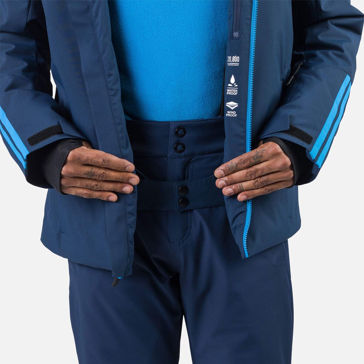 Rossignol Chaqueta de esquí hombre Strawpile blue