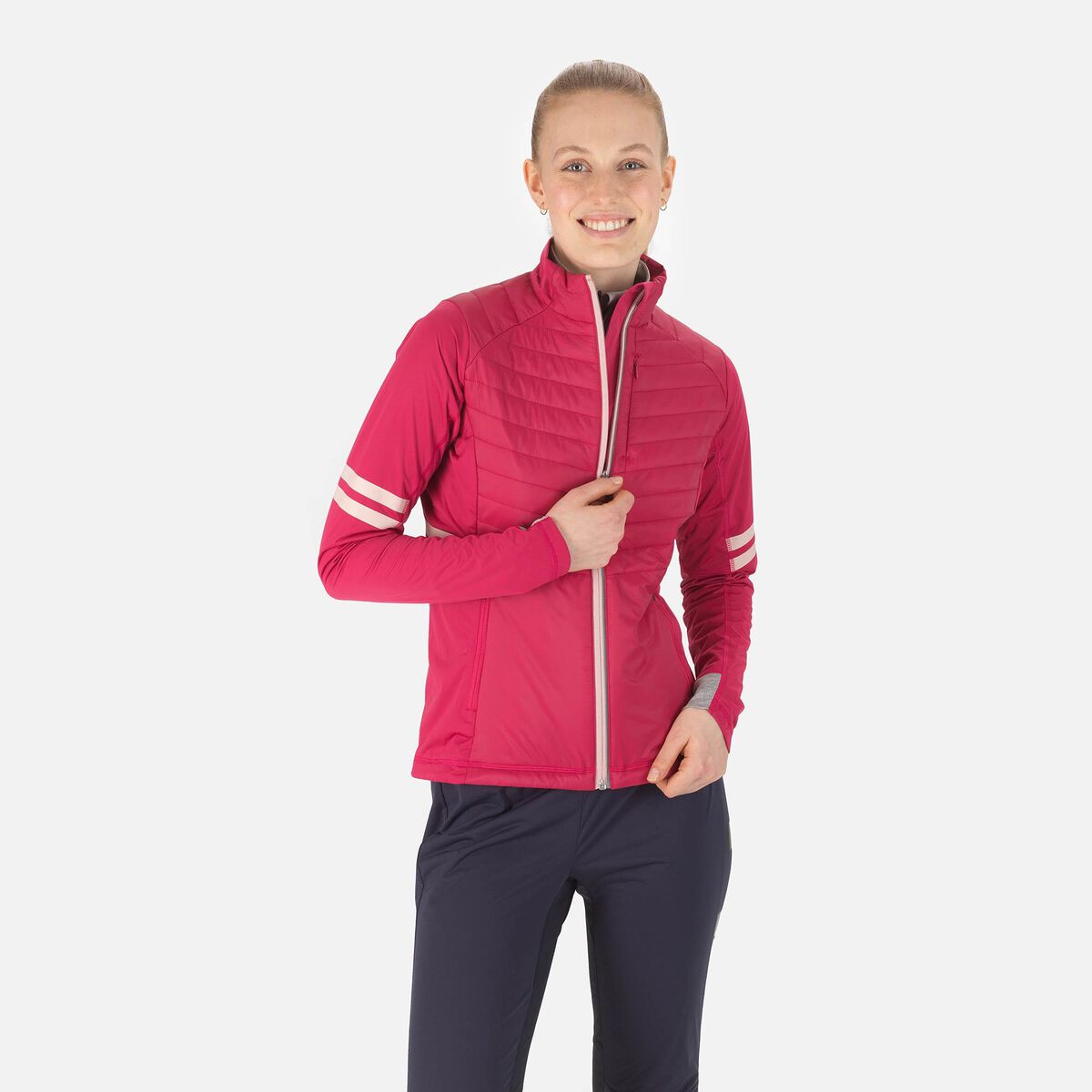 Rossignol Women's Poursuite Warm nordic ski jacket Pink/Purple