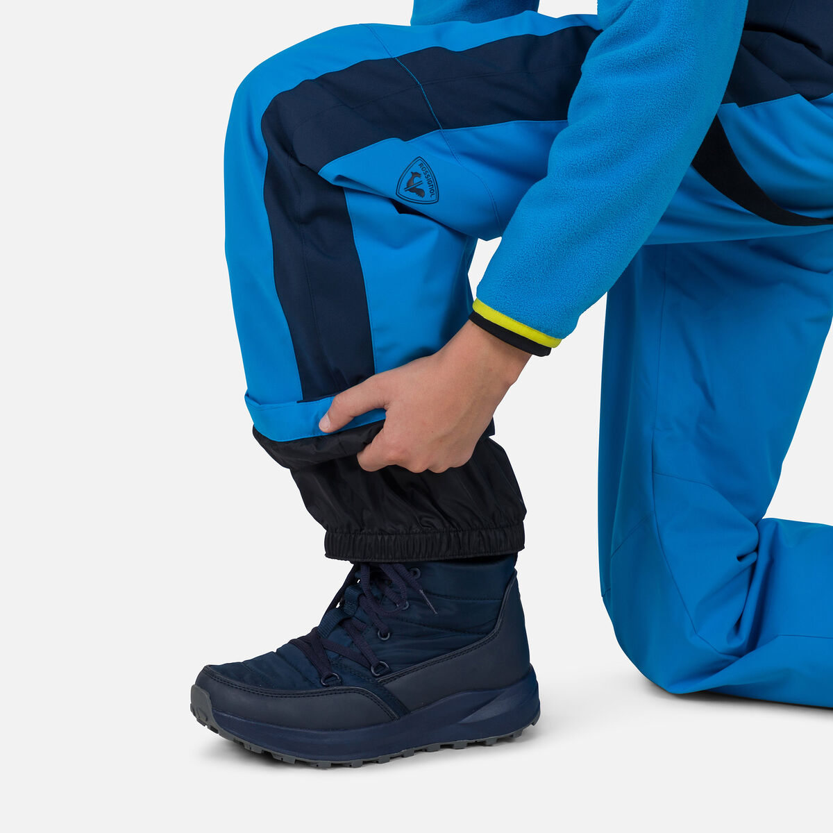 Rossignol Pantalon de ski à bretelles garçon Velika blue