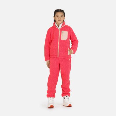Rossignol Juniors' Fleece Jacket pinkpurple