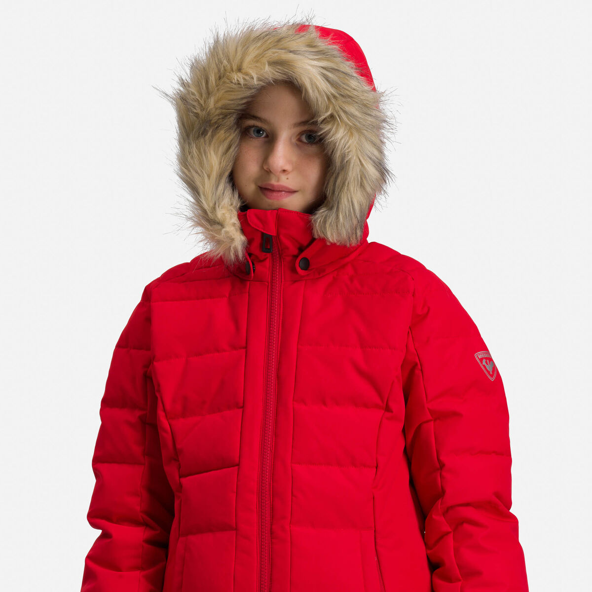 Rossignol Chaqueta de esquí Polydown para niña red