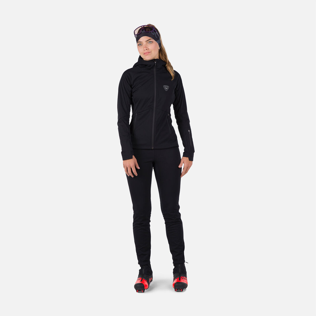 Rossignol Veste softshell à capuche femme Genetys Black