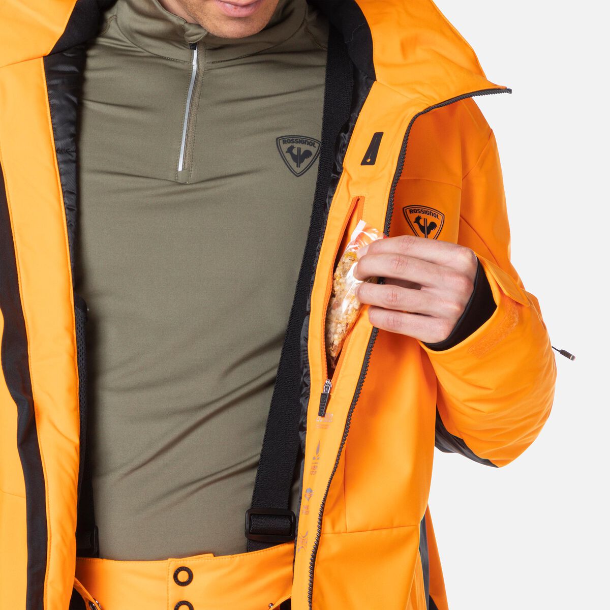Rossignol Men's All Speed Ski Jacket orange