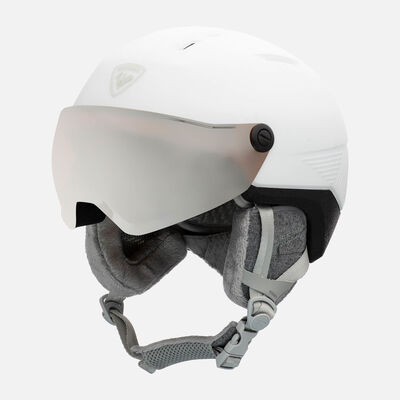 Rossignol Damen Helm Fit Visier Impacts white
