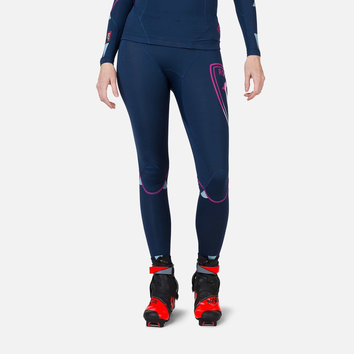ROSSIGNOL-INFINI COMPRESSION RACE TIGHTS BLACK - Cross-country ski leggings