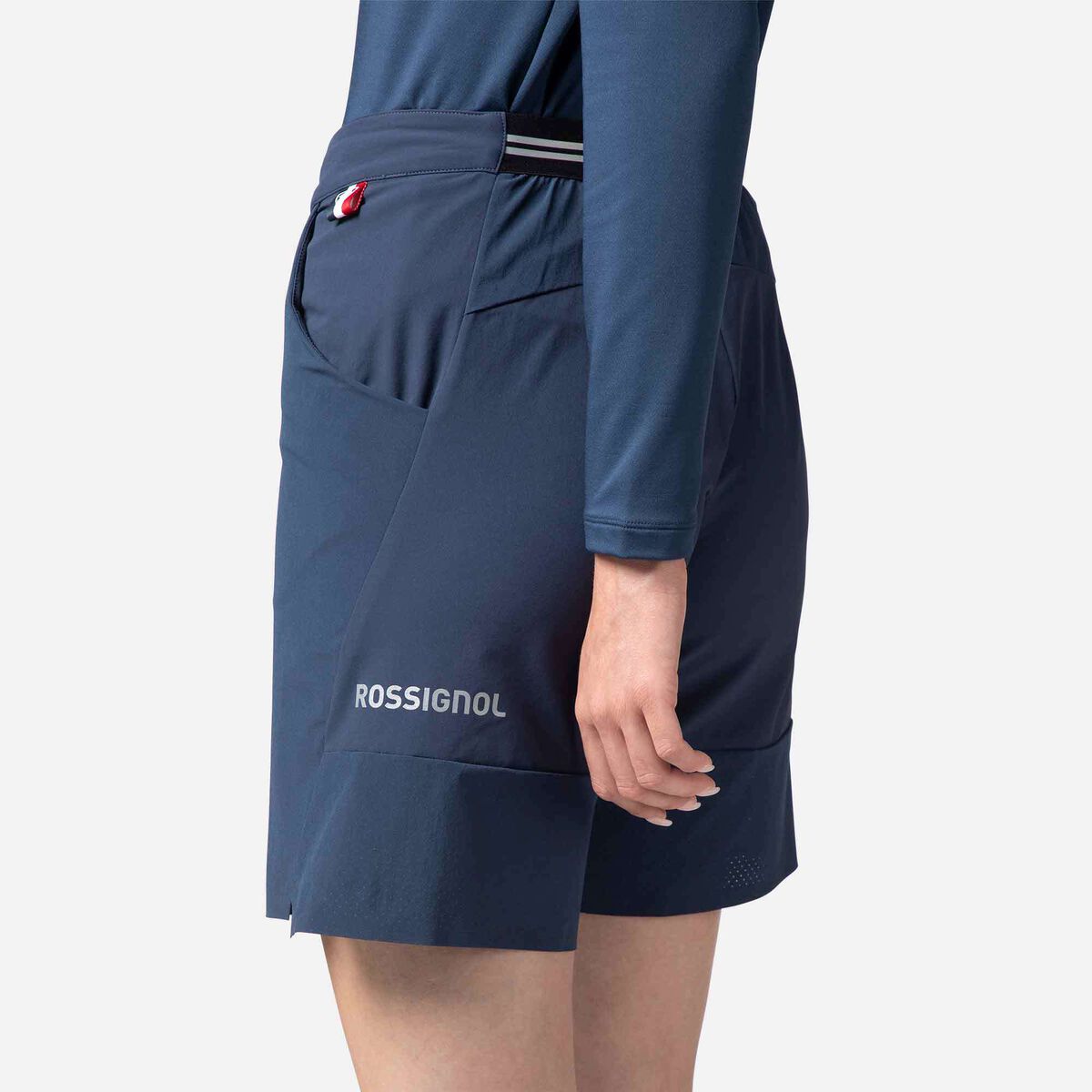 Rossignol Women's lightweight breathable shorts blue