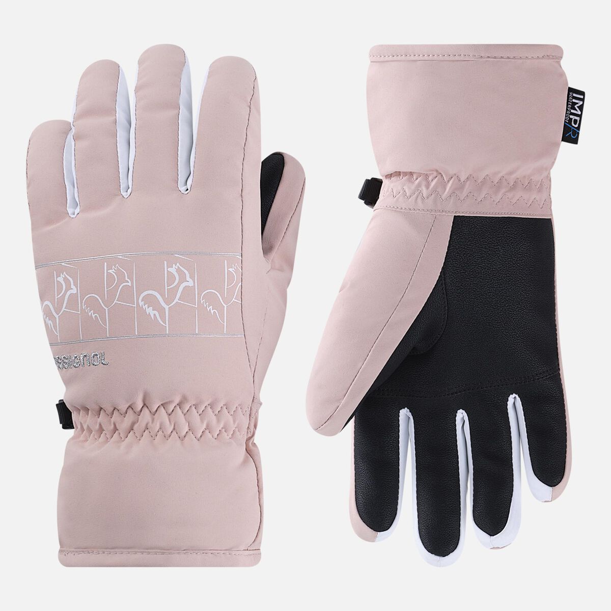 Rossignol Girls' Jane IMP'R Ski Gloves Pink/Purple