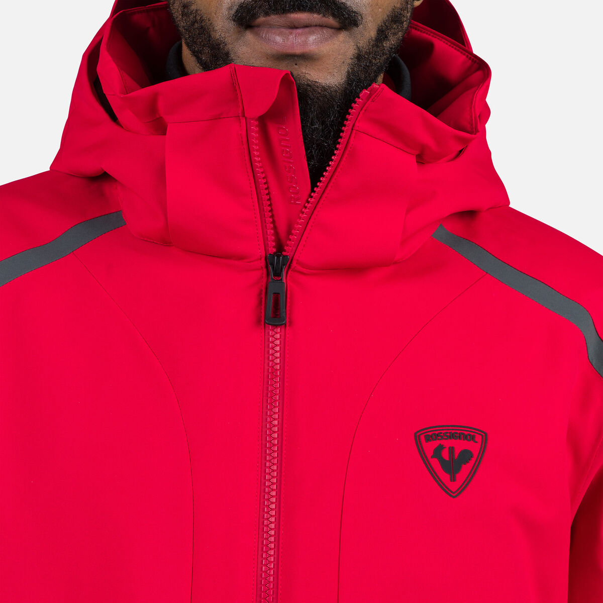 Rossignol Veste de ski homme Saluver red