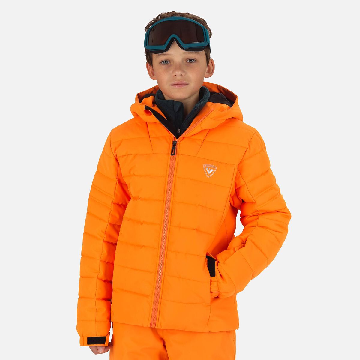 Rossignol Boys' Rapide Ski Jacket Orange