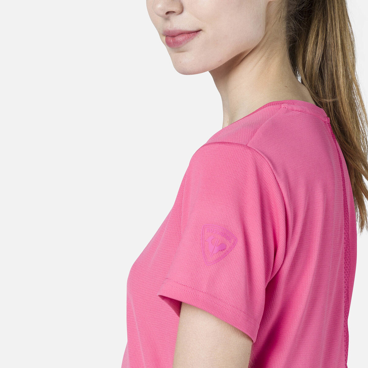 Rossignol T-shirt de randonnée Plain Femme pinkpurple
