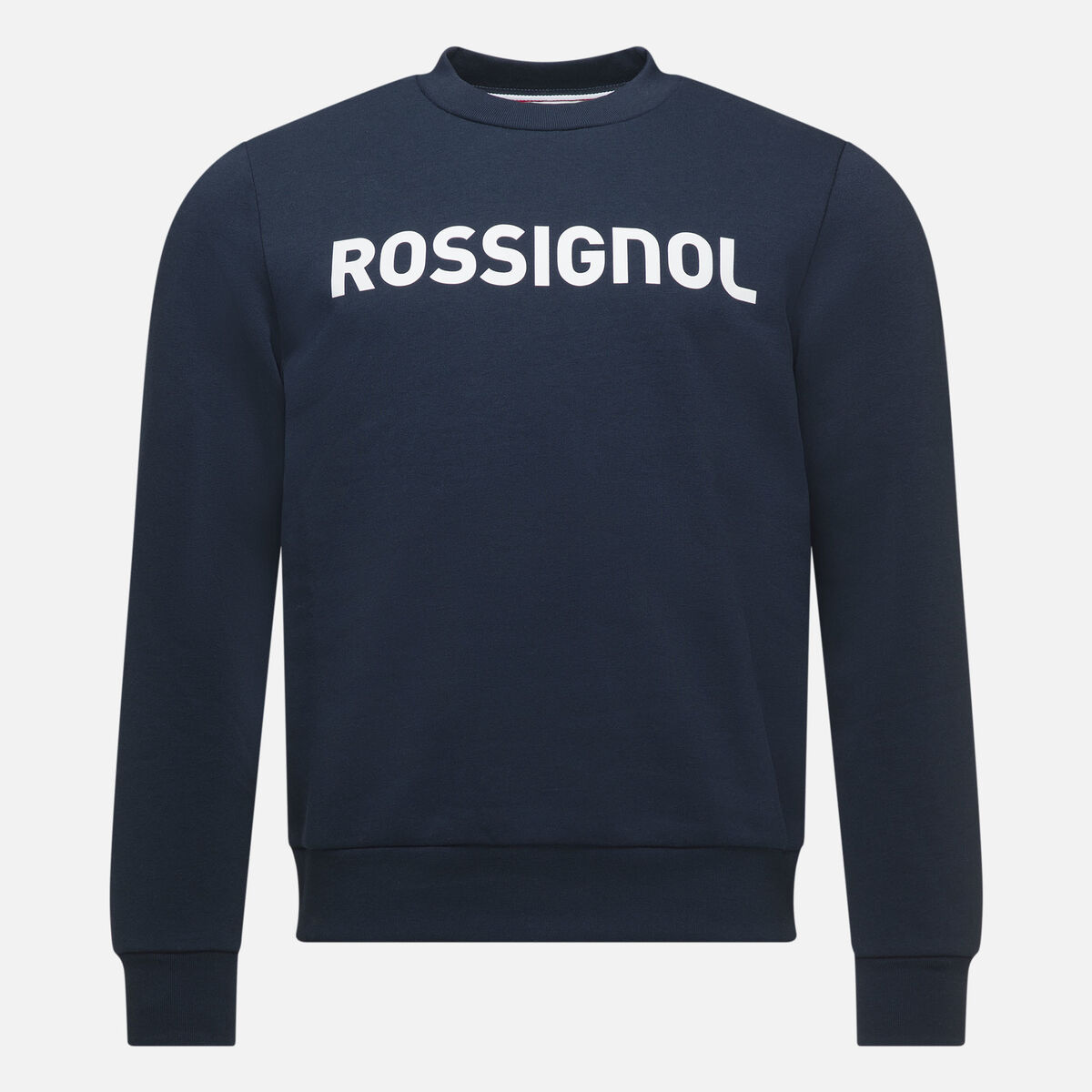 Rossignol Men's logo cotton sweatshirt round neck blue