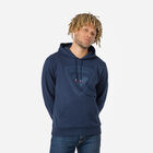 Rossignol Men's hooded logo cotton sweatshirt Dark Navy