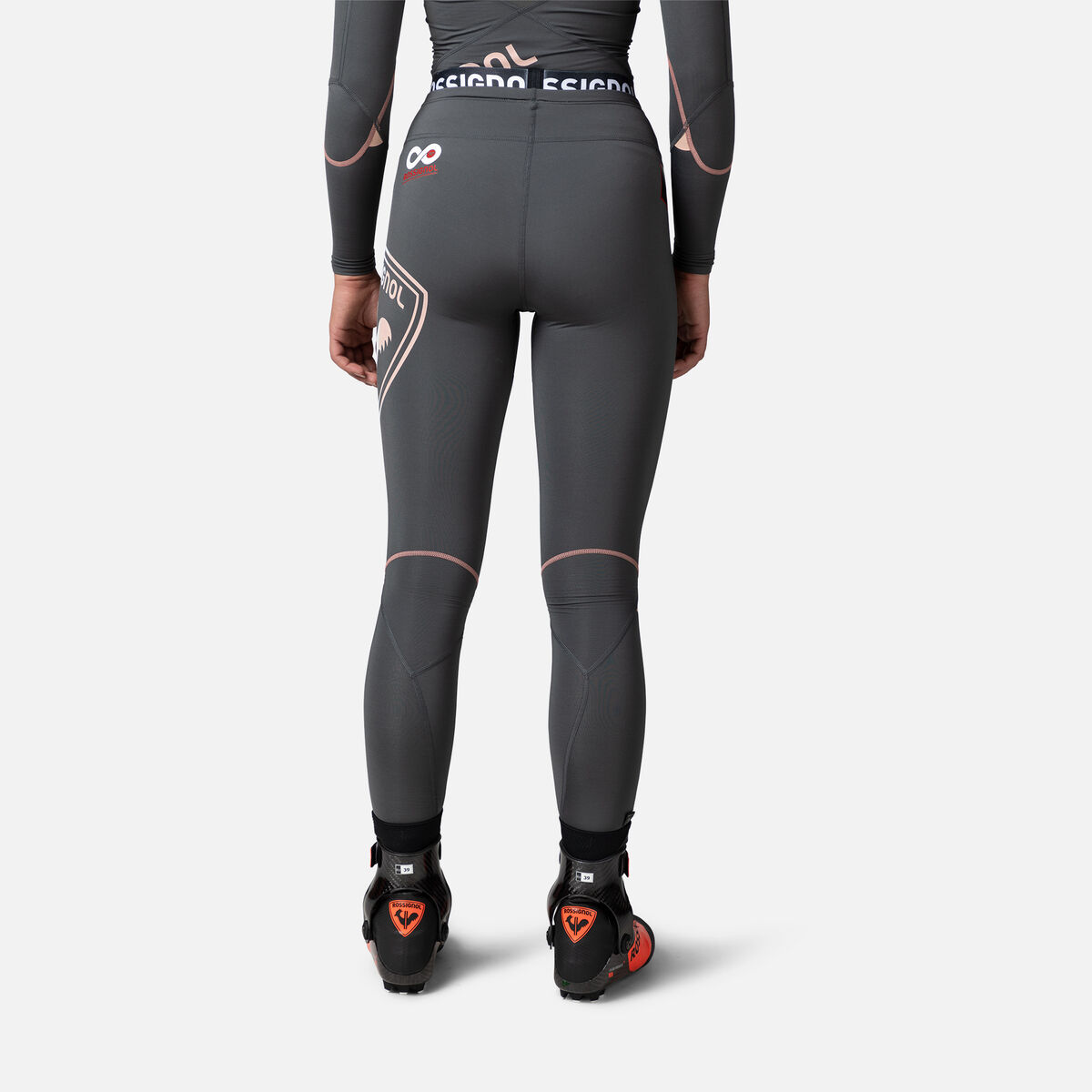 Women's cross-country ski leggings Rossignol W Bessi Tights black