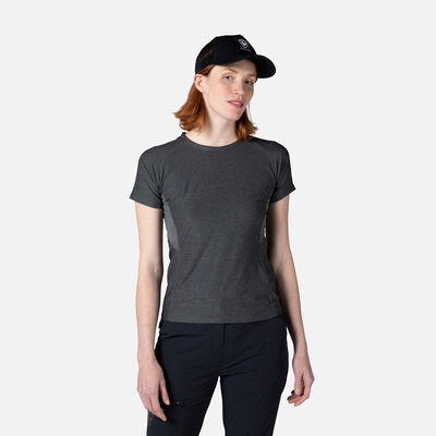 Rossignol Camiseta de senderismo con efecto Melange para mujer grey