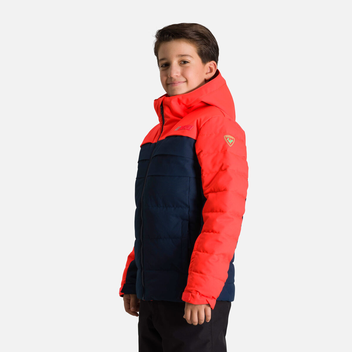 Rossignol Boys' Polydown Hero ski jacket blue