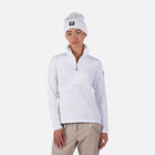 Rossignol Maglia in pile donna con mezza zip Blackside White