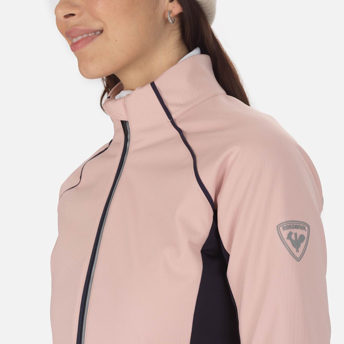 Rossignol Women's Softshell Jacket pinkpurple