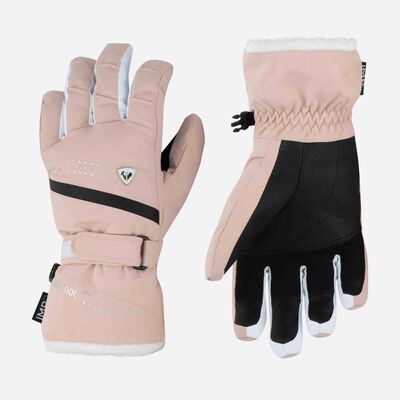Rossignol Women's Nova waterproof ski gloves pinkpurple