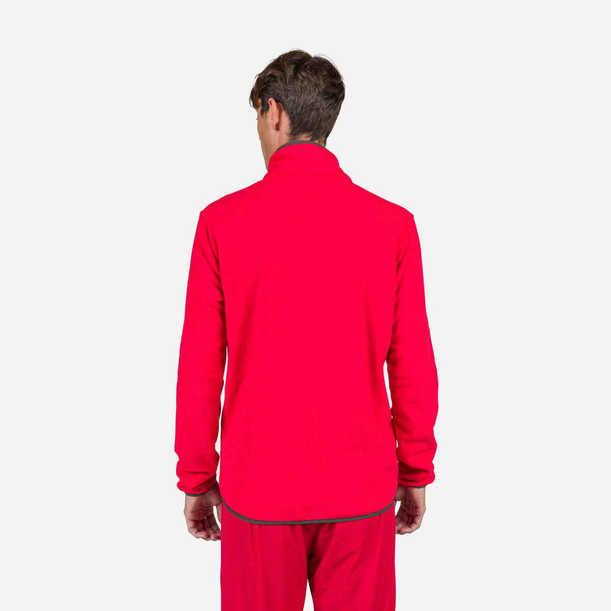 Rossignol Haut en polaire à demi-zip homme Strawpile Red