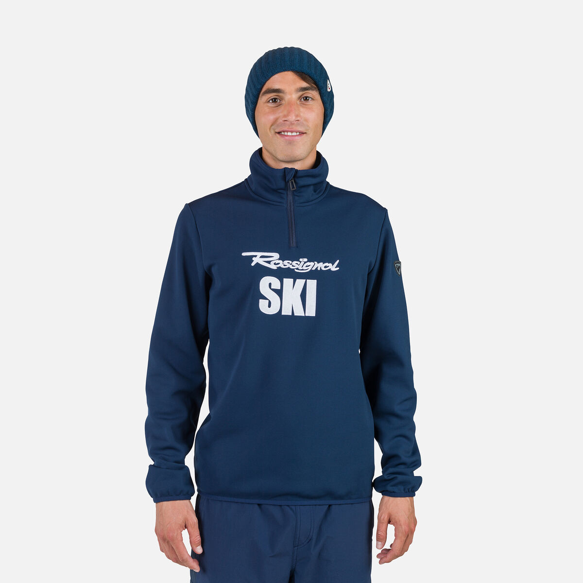 Rossignol Polaire de ski à demi-zip homme Signature Blue