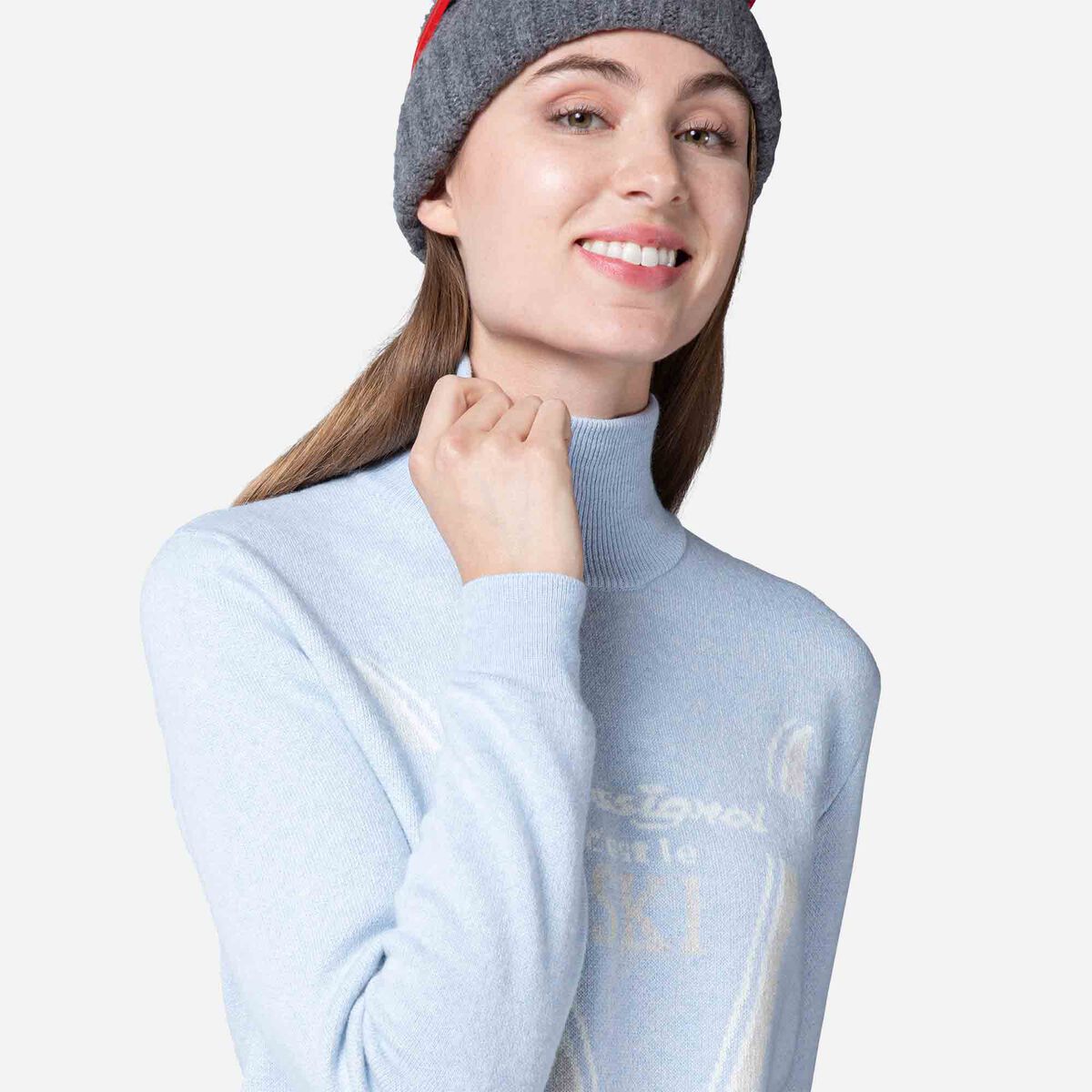 Rossignol Women's Victoire Turtleneck Knit Sweater blue