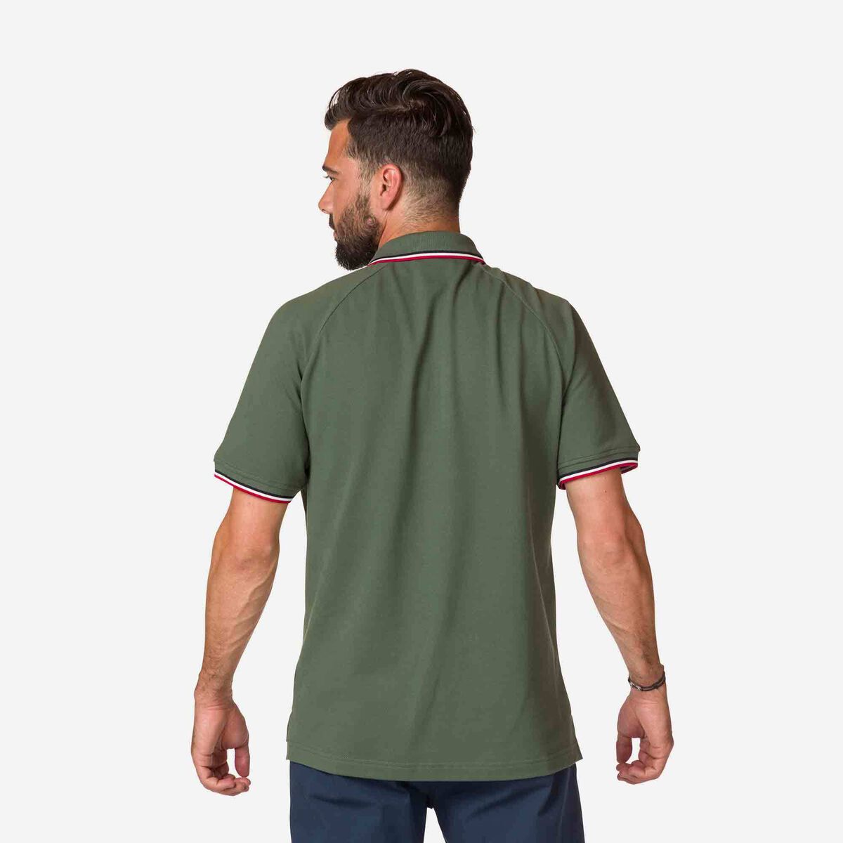 Rossignol Men's raglan polo shirt Green
