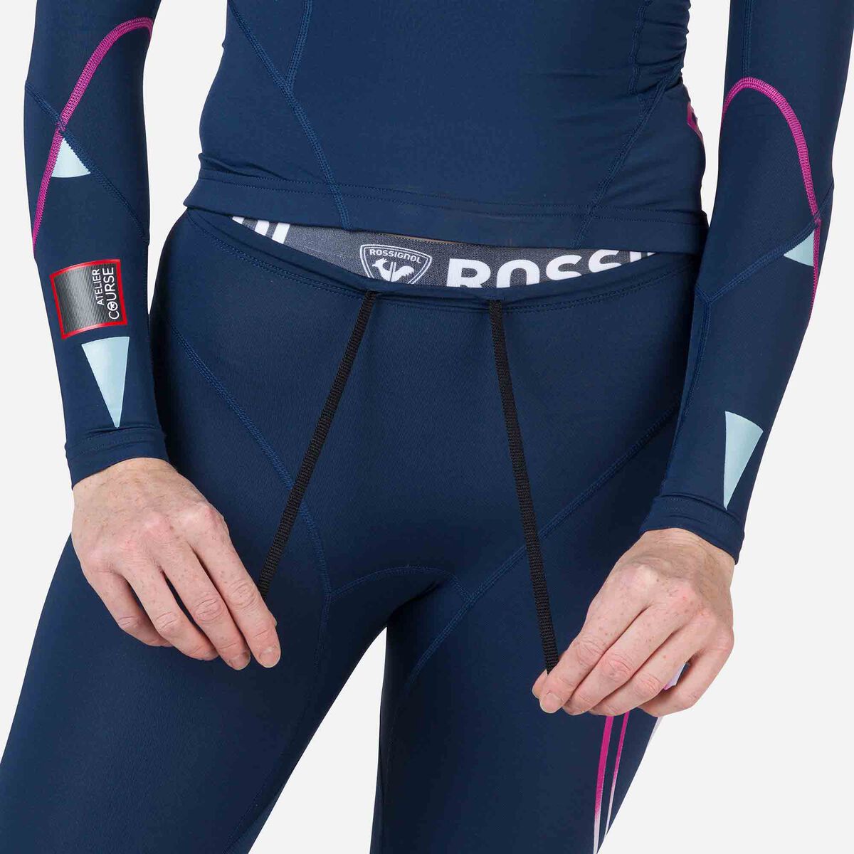 ROSSIGNOL-INFINI COMPRESSION RACE TIGHTS ONYX GREY - Cross-country