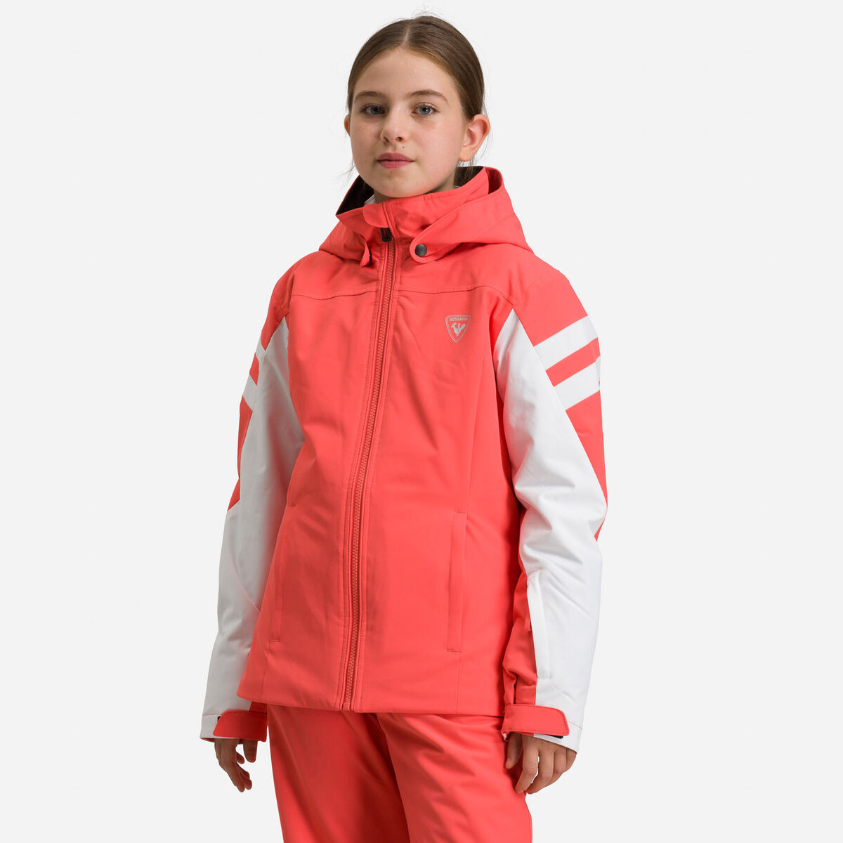 Rossignol Girls' ski jacket Orange