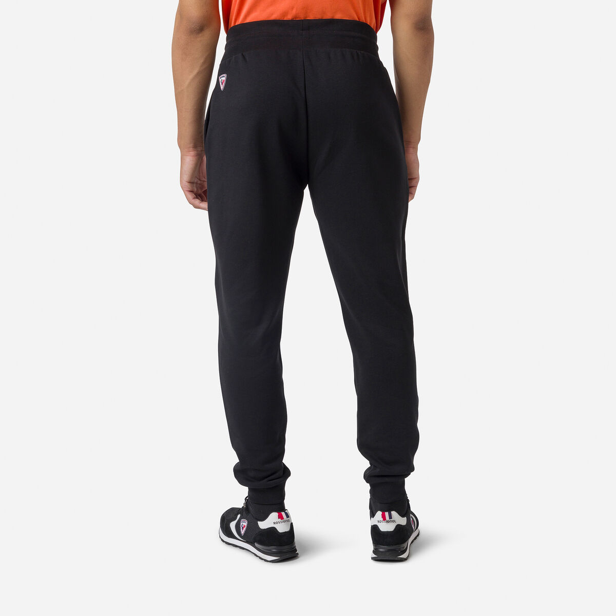 Rossignol Pantaloni sportivi felpati uomo logo Black