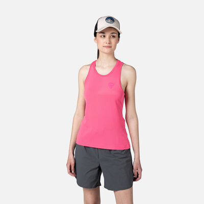 Rossignol Camiseta lisa sin mangas de senderismo para mujer pinkpurple