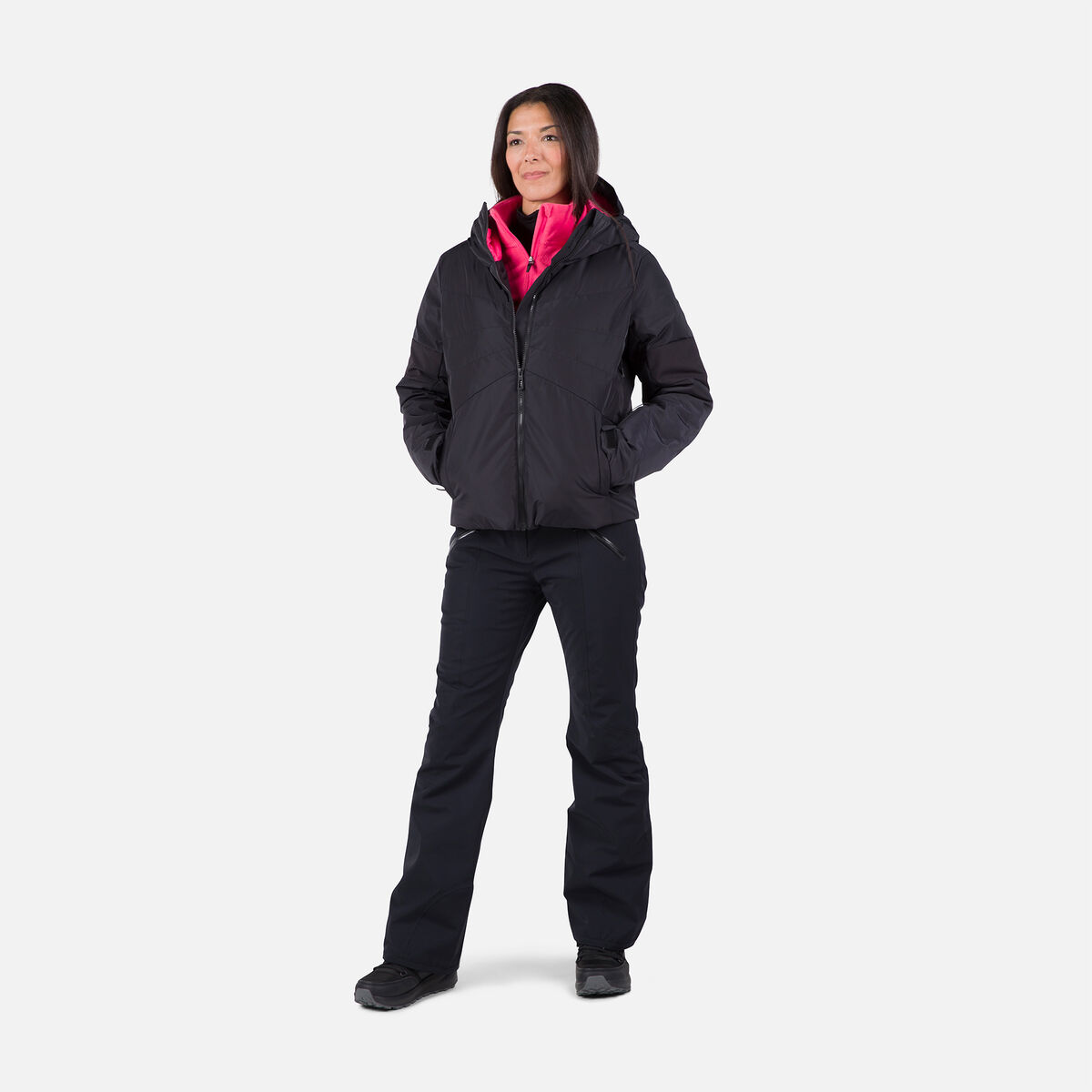 Rossignol Women's Wispile Puffy Ski Jacket Black