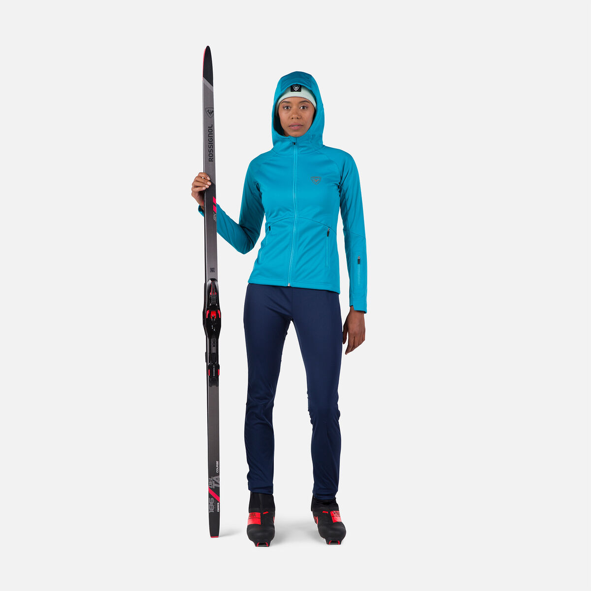 Rossignol Veste softshell à capuche femme Genetys Blue