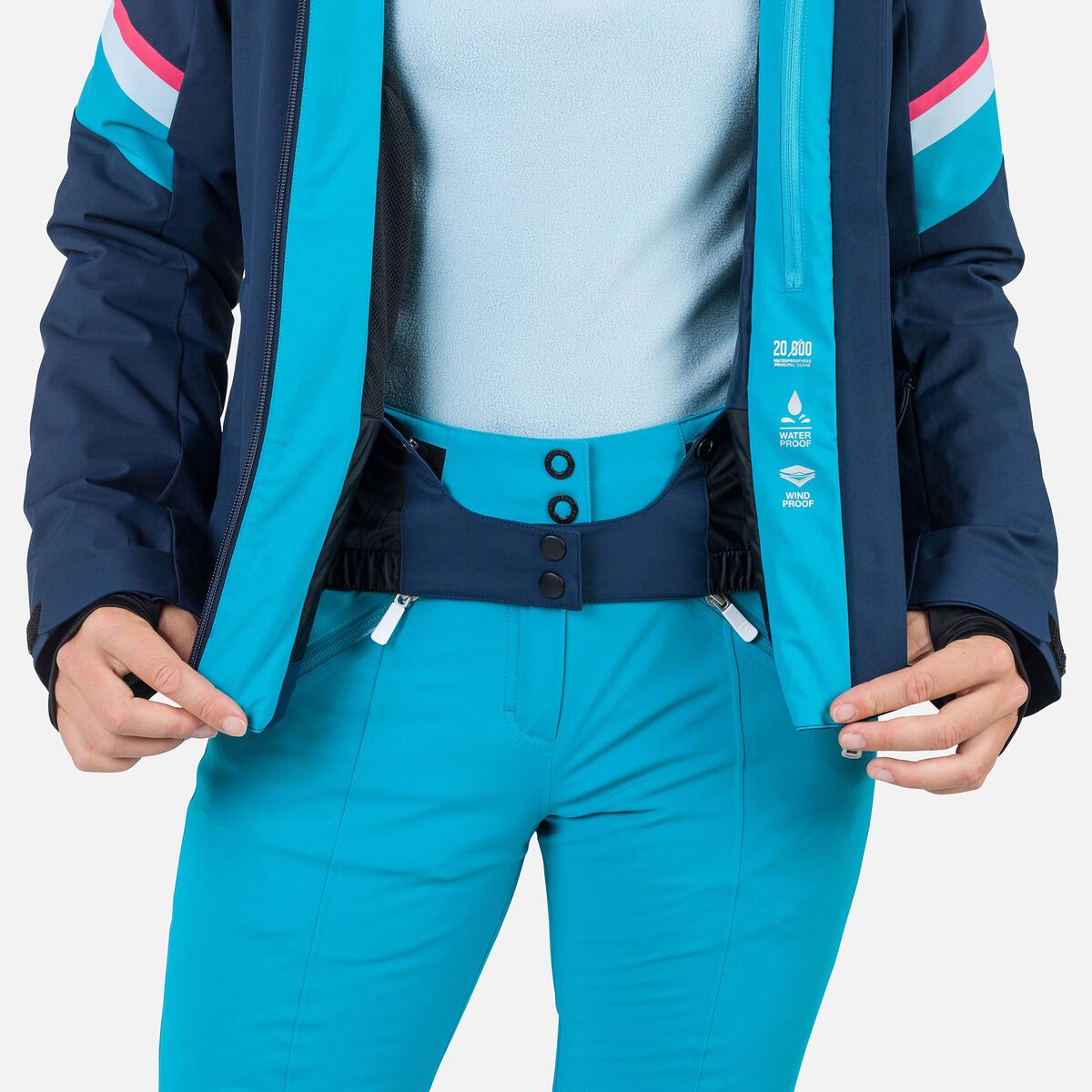 Rossignol Veste de ski femme Strawpile blue