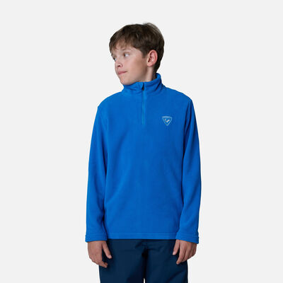 Rossignol Boys' Half-Zip Fleece Top blue
