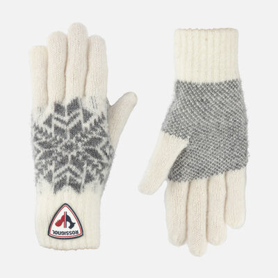 Rossignol Women's Snowflake Gloves white