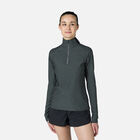 Rossignol Women's Melange Half-Zip Hiking Pullover Onyx Grey