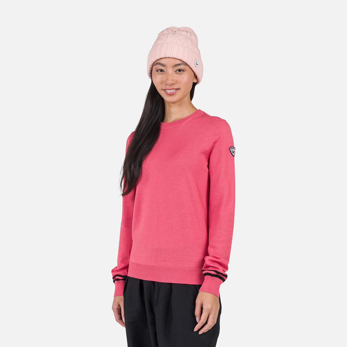 Rossignol Women's Crew Neck Sweater Pink/Purple