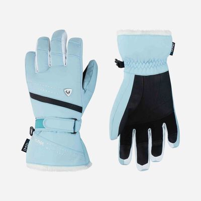Rossignol Women's Nova waterproof ski gloves blue