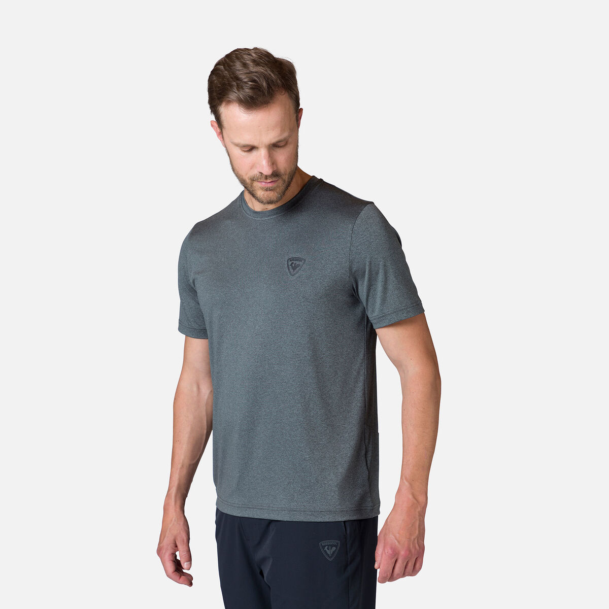 Rossignol Active Herren-T-Shirt mit Flammengarn Grey